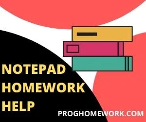 Notepad Homework Help