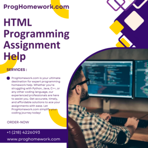 HTML Programming Assignment Help