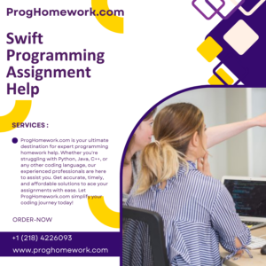 Swift Programming Assignment Help